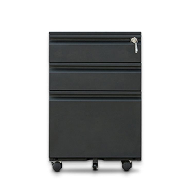 Modern File Cabinets Metal Frame File Pedestal with Key Lock for Office Clearhalo 'Filing Cabinets' 'filling_cabinets' 'furn' 'furn_filling_cabinets' 'Furniture' 'Office Furniture' 1200x1200_2ddb1f44-5144-46c8-9c9c-93a0d3a73793