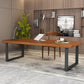 Industrial Style Office Desk Home Rectangle Wooden Writing Desk Clearhalo 'furn' 'furn_office_desk' 'Furniture' 'Office Desks' 'Office Furniture' 'office_desk' 1200x1200_2ddc4caf-f780-4cd0-8e8c-79e1583a95dc