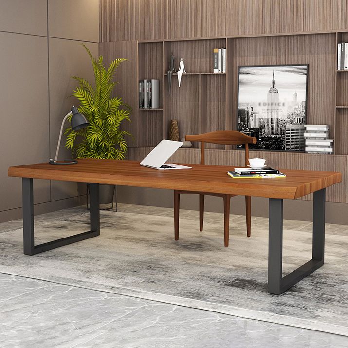 Industrial Style Office Desk Home Rectangle Wooden Writing Desk Clearhalo 'furn' 'furn_office_desk' 'Furniture' 'Office Desks' 'Office Furniture' 'office_desk' 1200x1200_2ddc4caf-f780-4cd0-8e8c-79e1583a95dc