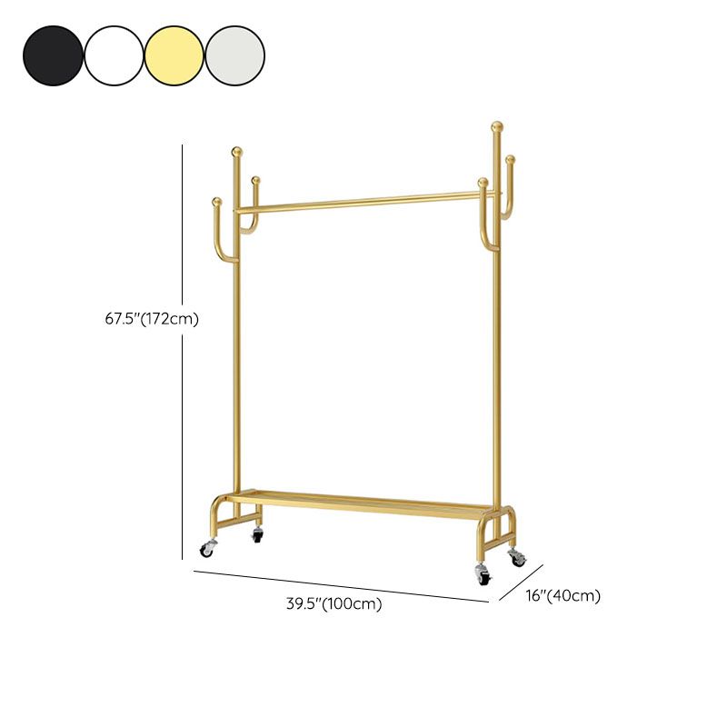 Hanchos de estante de estilo moderno Diseño de la rejilla de metal de pie para sala de estar para sala de estar