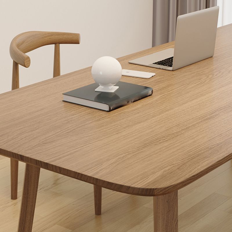 Modern Office Writing Table Solid Wood Rectangular Office Desk Clearhalo 'furn' 'furn_office_desk' 'Furniture' 'Office Desks' 'Office Furniture' 'office_desk' 1200x1200_2ddd926c-3fd0-42b1-9ec7-0359ef8015c5