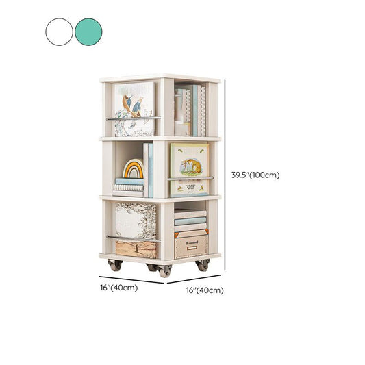 Engineered Wood Standard Bookcase Closed Back Scandinavian Bookshelf Clearhalo 'Bookcases' 'furn' 'furn_bookcases' 'Furniture' 'Office Furniture' 1200x1200_2dddb51e-9235-485d-b569-ec3f9d474999