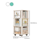 Engineered Wood Standard Bookcase Closed Back Scandinavian Bookshelf Clearhalo 'Bookcases' 'furn' 'furn_bookcases' 'Furniture' 'Office Furniture' 1200x1200_2dddb51e-9235-485d-b569-ec3f9d474999