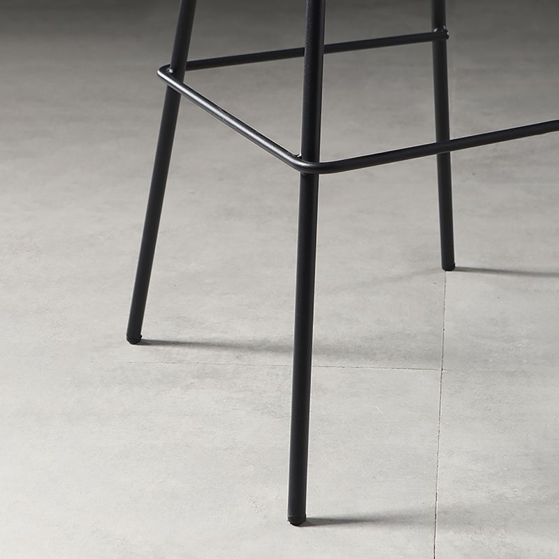 Contemporary Modern Metal Indoor Armless Stool Low Back Bar Stool Clearhalo 'Bar Furniture' 'Bar Stools' 'bar_stools' 'furn' 'furn_bar_stools' 'furniture_bar_stools' 'Kitchen & Dining Furniture' 'kitchen&dining_furn' 'kitchen' 'kitchen_furn' Furniture' 1200x1200_2ddfb2ac-840a-419a-bb0c-23a2d8d4ef2f