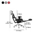 Contemporary Arm Chair Adjustable Seat Height Office Chair Pillow Included Clearhalo 'furn' 'furn_office_chair' 'Furniture' 'Office Chairs' 'Office Furniture' 'office_chair' 1200x1200_2de01213-bf13-444a-84e1-a1751b0aa63d