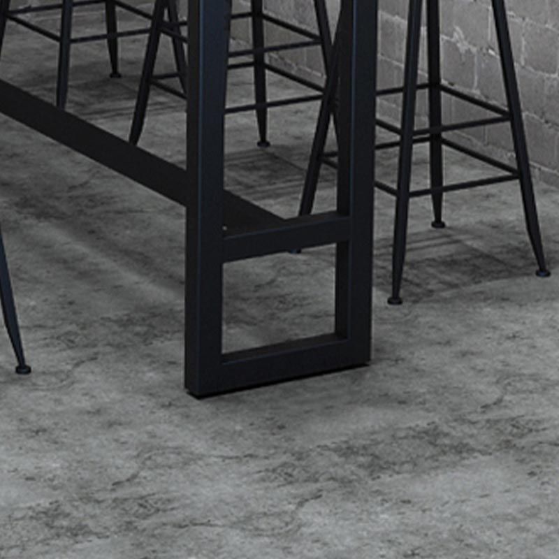 Industrial Solid Wood Bar Table Set 1/2/3/7 Pieces Counter Table with Upholstered Stools Clearhalo 'Bar Furniture' 'furn' 'furn_home_bar_bar_sets' 'Furniture' 'Home Bars & Bar Sets' 'home_bar_bar_sets' 'Kitchen & Dining Furniture' 1200x1200_2de5246b-516c-439f-aebc-71a7cf7e5869
