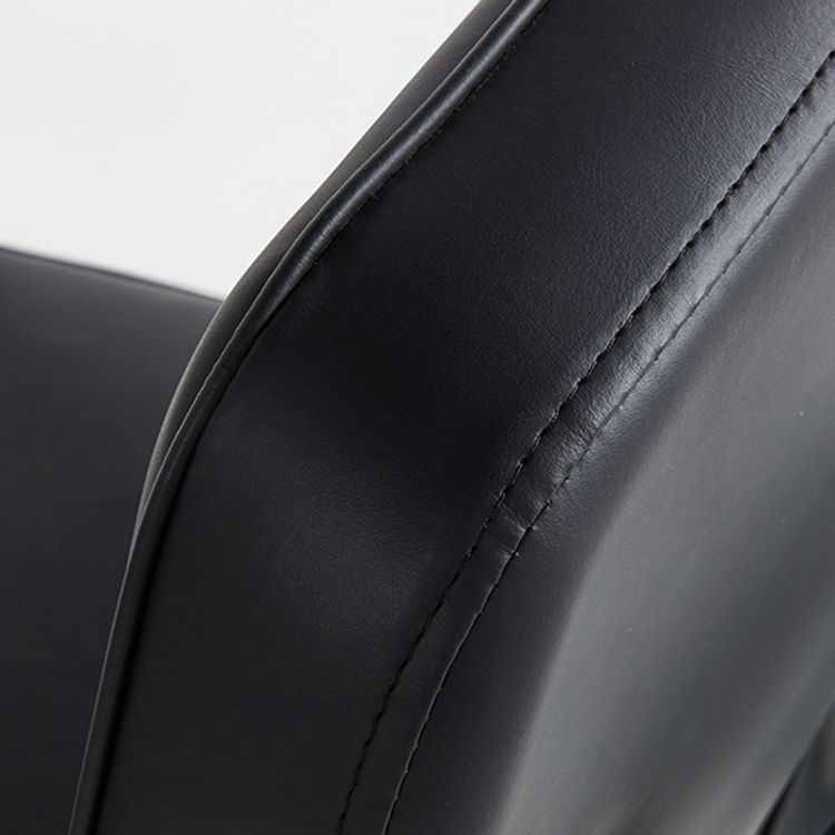 Open Back Dining Arm Chair Industrial Upholstered Armchairs with Metal Legs Clearhalo ' kitchen&dining_furn' 'Dining Chairs' 'Dining Tables & Seating' 'dining_chair' 'Furniture' 'furniture_dining_chair' 'Kitchen & Dining Furniture' 'kitchen' 1200x1200_2de538a2-7f5c-4c71-a377-c7d34343078c