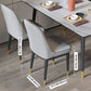 Minimalist Dining Table Rectangle Formal Dinette Set with Solid Wood Base Clearhalo 'Dining Room Sets' 'Dining Tables & Seating' 'dining_room_set' 'furn' 'furn_dining_room_set' 'Furniture' 'furniture_dining_room_set' 'Kitchen & Dining Furniture' 'kitchen&dining_furn' 'kitchen' 1200x1200_2de610d0-2345-406b-8211-3f7cc4b78e8c