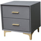 20'' Tall Glam Accent Table Nightstand 2-Drawer Plates Bed Nightstand with Legs Clearhalo 'Bedroom Furniture' 'furn' 'furn_night_stand' 'Furniture' 'night_stand' 'Nightstands' 1200x1200_2de6d22a-de44-4d4a-bf64-89ed72038664