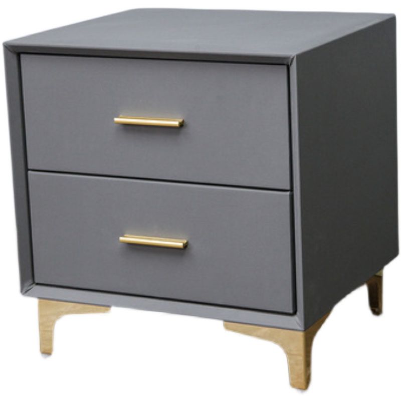 20'' Tall Glam Accent Table Nightstand 2-Drawer Plates Bed Nightstand with Legs Clearhalo 'Bedroom Furniture' 'furn' 'furn_night_stand' 'Furniture' 'night_stand' 'Nightstands' 1200x1200_2de6d22a-de44-4d4a-bf64-89ed72038664