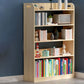 Natural Urban Etagere Bookshelf Oak Wood Open Bookcase for Home Clearhalo 'Bookcases' 'furn' 'furn_bookcases' 'Furniture' 'Office Furniture' 1200x1200_2de888c1-df26-403b-8232-a10b2244e560