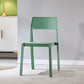 Scandinavian Open Back Side Chair Matte Finish Plastic Dining Chair for Home Clearhalo ' kitchen&dining_furn' 'Dining Chairs' 'Dining Tables & Seating' 'dining_chair' 'furn' 'furn_dining_chair' 'Furniture' 'furniture_dining_chair' 'Kitchen & Dining Furniture' 'kitchen' 1200x1200_2de90a17-c42c-412f-a6b7-0f868f7ef081