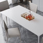 Simple Rectangle Shape Standard Dining Table White Sintered Stone Dining Table with 4 Legs Base Clearhalo ' dining_table' 'Dining Tables & Seating' 'Dining Tables' 'Furniture' 'furniture_dining_table' 'Kitchen & Dining Furniture' 'kitchen&dining_furn' 'kitchen' 'kitchen_dining_table' 1200x1200_2dedefe1-c7fd-4ca3-a5ab-ebb1b03aecc1
