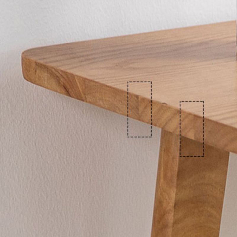 Moderner Bartisch aus massivem Holz, rechteckiger Bartisch für den Pausenraum