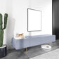 Console multimédia scandinave en faux bois, meuble TV pour salon