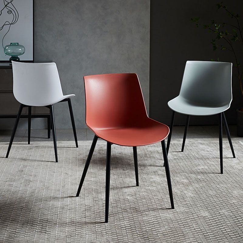 Contemporary Style Dining Chairs Dining Armless Side Chair with Metal Legs Clearhalo ' kitchen&dining_furn' 'Dining Chairs' 'Dining Tables & Seating' 'dining_chair' 'furn' 'furn_dining_chair' 'Furniture' 'furniture_dining_chair' 'Kitchen & Dining Furniture' 'kitchen' 1200x1200_2df29b6b-872f-46c3-993a-78a92fa72d26