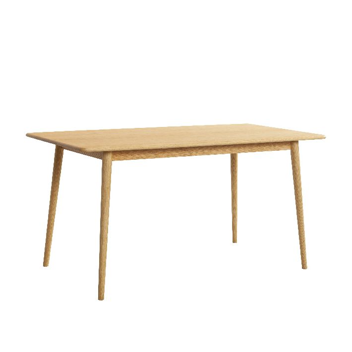 Rectangle Dining Table Solid Wood Dining Room Table in Natural Clearhalo 'Dining Tables & Seating' 'Dining Tables' 'dining_table' 'furn' 'furn_dining_table' 'Furniture' 'Kitchen & Dining Furniture' 1200x1200_2df40564-1302-4a74-b6b9-0b54ca770781