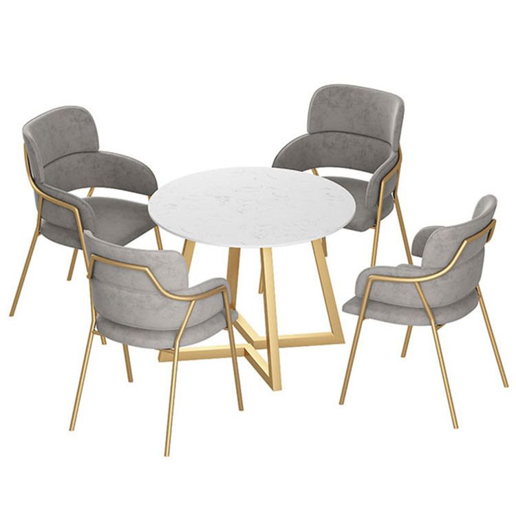 Traditional Faux Marble Top Dining Set with Gold Metallic Legs for Dining Furniture Clearhalo 'Dining Room Sets' 'Dining Tables & Seating' 'dining_room_set' 'furn' 'furn_dining_room_set' 'Furniture' 'furniture_dining_room_set' 'Kitchen & Dining Furniture' 'kitchen&dining_furn' 'kitchen' 1200x1200_2df808c8-fb44-4887-a4c1-65b4013c4660