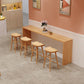 Luxurious Rectangle Pub Table Set 1/5/9 Pieces Wooden Counter Table with Backless Stools Clearhalo 'Bar Furniture' 'furn' 'furn_home_bar_bar_sets' 'Furniture' 'Home Bars & Bar Sets' 'home_bar_bar_sets' 'Kitchen & Dining Furniture' 1200x1200_2df80e68-f6fc-410e-8ecf-48b982d3f53a
