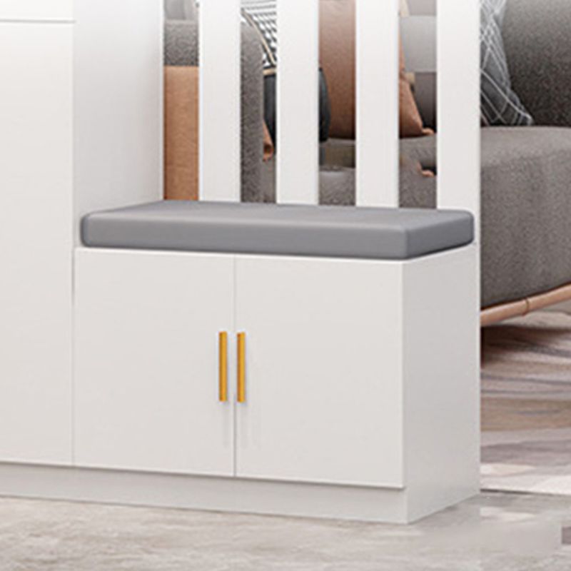 Contemporary Rectangle Wooden 11.81" Wide Accent Cabinet with Drawer Clearhalo 'Cabinets & Chests' 'cabinets_chests' 'furn' 'furn_cabinets_chests' 'Furniture' 'Living Room Furniture' 1200x1200_2dfb2ebc-22ab-4064-aeb8-5bc5c93e5df2