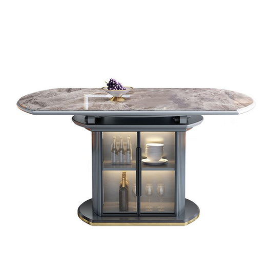 Modernas 1/4/5/7 Piezas Muebles de comedor Sillas de comedor redondas colocadas en blanco