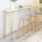 Glam Style Bar Table 42-inch Height Gold 4 Legs Bistro Table for Living Room Clearhalo 'Bar Furniture' 'Bar Tables' 'bar_tables' 'furn' 'furn_bar_tables' 'Furniture' 'furniture_bar_tables' 'Kitchen & Dining Furniture' 1200x1200_2dfe9d22-e1cc-4e48-9392-e48fa251d085