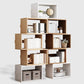 Open Back Modern Style Bookshelf 18 "l Ingenieur Holzbuchhandel für Heimbüro