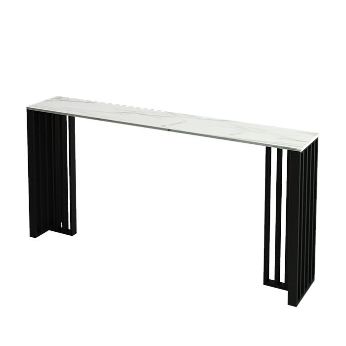 1/4 Pieces Industrial Black Bar Table Set Rectangle Bistro Set with Stone Top Clearhalo 'Bar Furniture' 'furn' 'furn_home_bar_bar_sets' 'Furniture' 'Home Bars & Bar Sets' 'home_bar_bar_sets' 'Kitchen & Dining Furniture' 1200x1200_2e01674f-80fa-4f21-b001-308184b8fb66