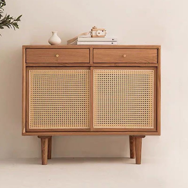 Sidetanza di credenza per la casa di rettangolo di casa di archiviazione in legno.