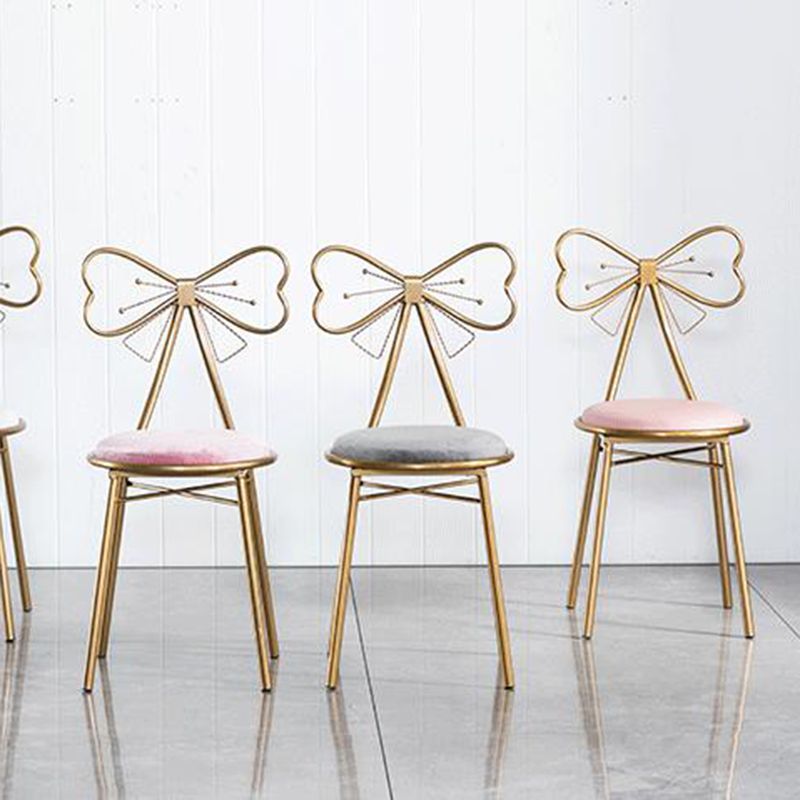 Scandinavian Style Upholstered Dining Chair Open Back Armless Single Chair Clearhalo ' kitchen&dining_furn' 'Dining Chairs' 'Dining Tables & Seating' 'dining_chair' 'furn' 'furn_dining_chair' 'Furniture' 'furniture_dining_chair' 'Kitchen & Dining Furniture' 'kitchen' 1200x1200_2e03b76e-cbbf-47a1-9b30-d53fd44c7a75