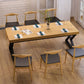 Pine Solid Wood Dining Table Industrial Rectangle Table with Double Pedestal Clearhalo 'Dining Tables & Seating' 'Dining Tables' 'dining_table' 'furn' 'furn_dining_table' 'Furniture' 'Kitchen & Dining Furniture' 1200x1200_2e0732d3-0e66-4235-82a8-431cce0f0540