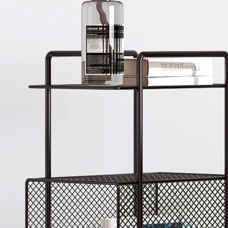 9" Wide Glam Shelf Bookcase Closed Back Shelves Included Bookcase