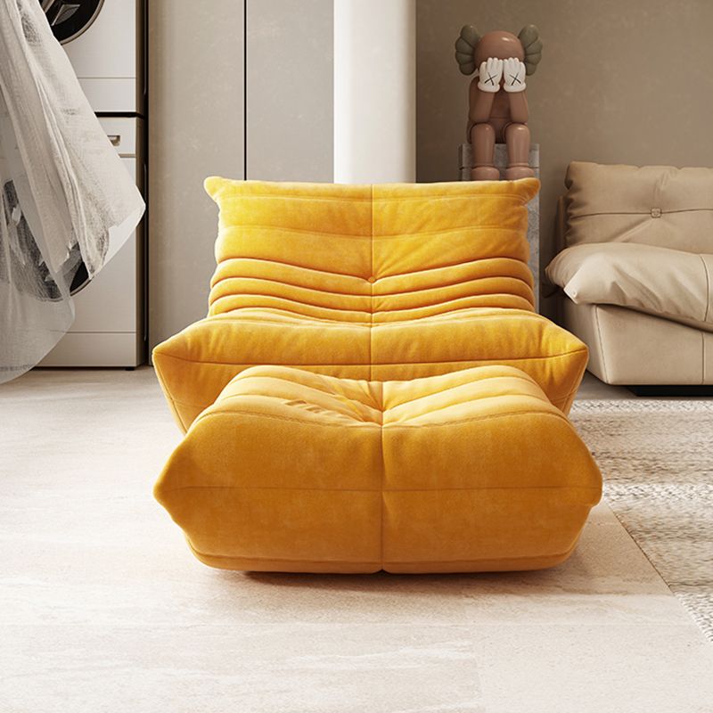 Fabric/Faux Leather Chair 33.4" L x 43.3" W x 30.3 " H Armless Chair for Living Room Clearhalo 'Accent Chairs' 'accent_chairs' 'Chairs & Seating' 'furn' 'furn_accent_chairs' 'Furniture' 'furniture_accent_chairs' 'Living Room Furniture' 1200x1200_2e0abc12-629a-4903-973e-36bf289805a0