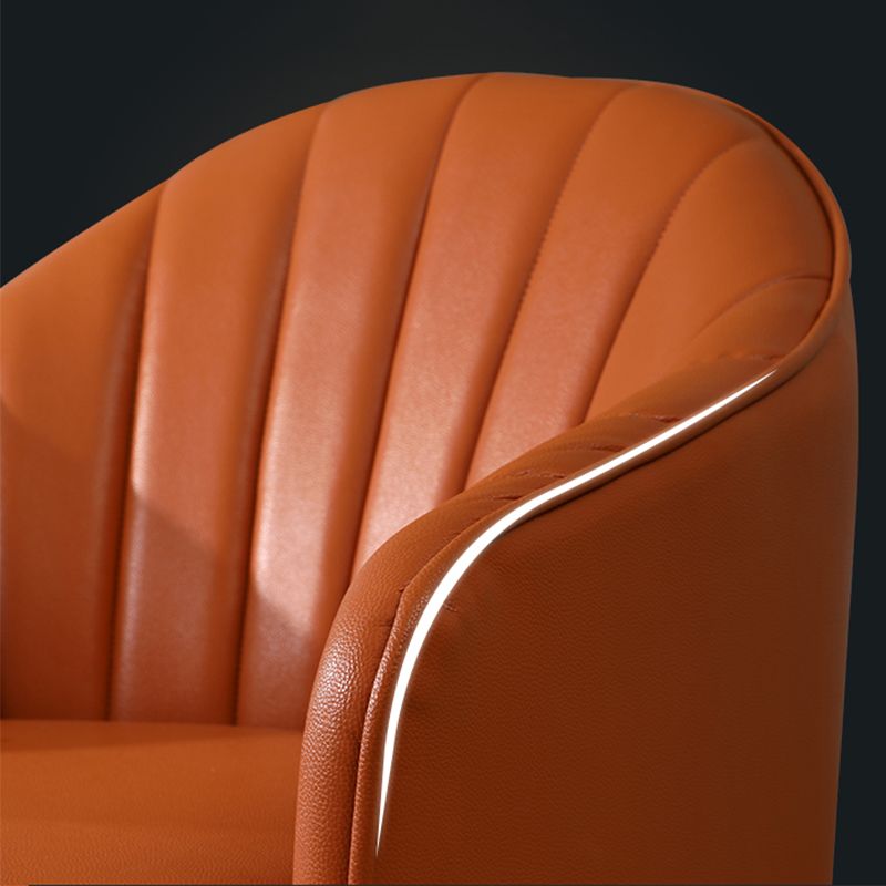 24.80" L x 29.52" W x 28.74" H Barrel Accent Chair Sloped Arm Chair for Living Room Clearhalo 'Accent Chairs' 'accent_chairs' 'Chairs & Seating' 'furn' 'furn_accent_chairs' 'Furniture' 'furniture_accent_chairs' 'Living Room Furniture' 1200x1200_2e0b33b2-c43e-430c-b4bf-55b0a6e5c20e