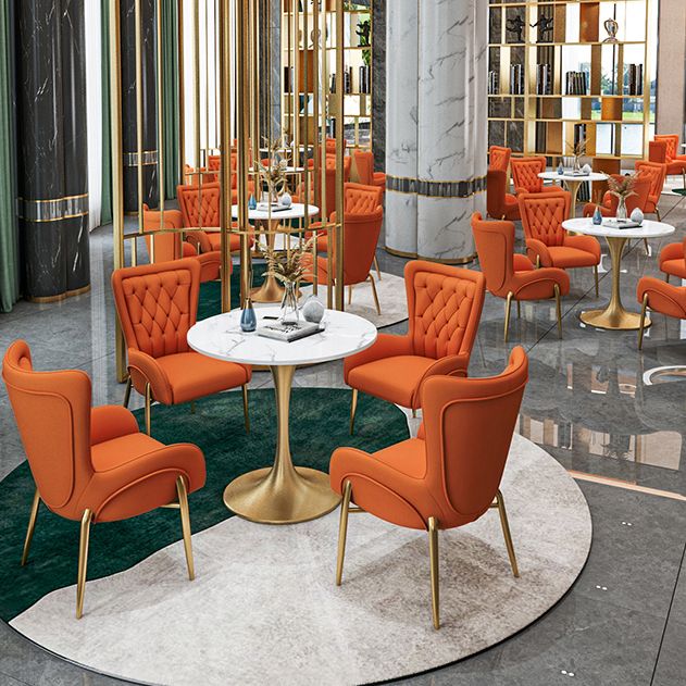 Sintered Stone Modern Style Dining Table White Round Table with Tulip Base Clearhalo ' dining_table' 'Dining Tables & Seating' 'Dining Tables' 'furn' 'furn_dining_table' 'Furniture' 'furniture_dining_table' 'Kitchen & Dining Furniture' 'kitchen&dining_furn' 'kitchen' 'kitchen_dining_table' 1200x1200_2e0bceca-34ac-4c24-a532-cb8c9fb47200