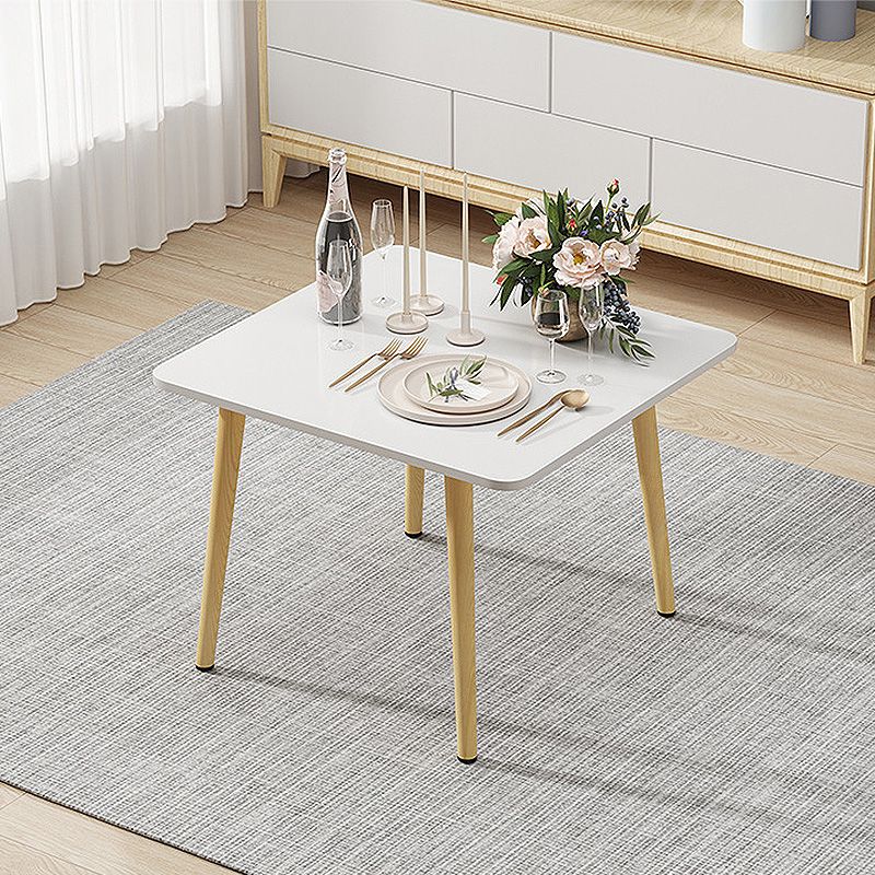 Modern Style Density Plank Wood/white Top Solid Wood Leg Coffee Table Clearhalo 'Coffee & Accent Tables' 'Coffee Tables' 'coffee_tables' 'furn' 'furn_coffee_tables' 'Furniture' 'furniture_coffee_tables' 'Living Room Furniture' 1200x1200_2e0bdd16-d5f5-4197-a47f-00bb63608fda