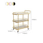 Modern Open Storage Prep Table Rectangular Rolling Kitchen Trolley Clearhalo 'furn' 'furn_kitchen_islands_carts' 'Furniture' 'Kitchen & Dining Furniture' 'Kitchen Islands & Carts' 'kitchen_islands_carts' 1200x1200_2e0c06f9-a6e4-4a07-adde-6c9460515929