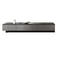 Modern TV Stand with Sliding Storage , TV Console in Grey Fit TVs for up to 71 / 92 Clearhalo 'furn' 'furn_tv_stands_entertainment_centers' 'Furniture' 'Living Room Furniture' 'TV Stands & Entertainment Centers' 'TV Stands & Media Storage Furniture' 'tv_stands_entertainment_centers' 1200x1200_2e0cbd9c-881a-455f-9a1f-1a4e0f73f04f