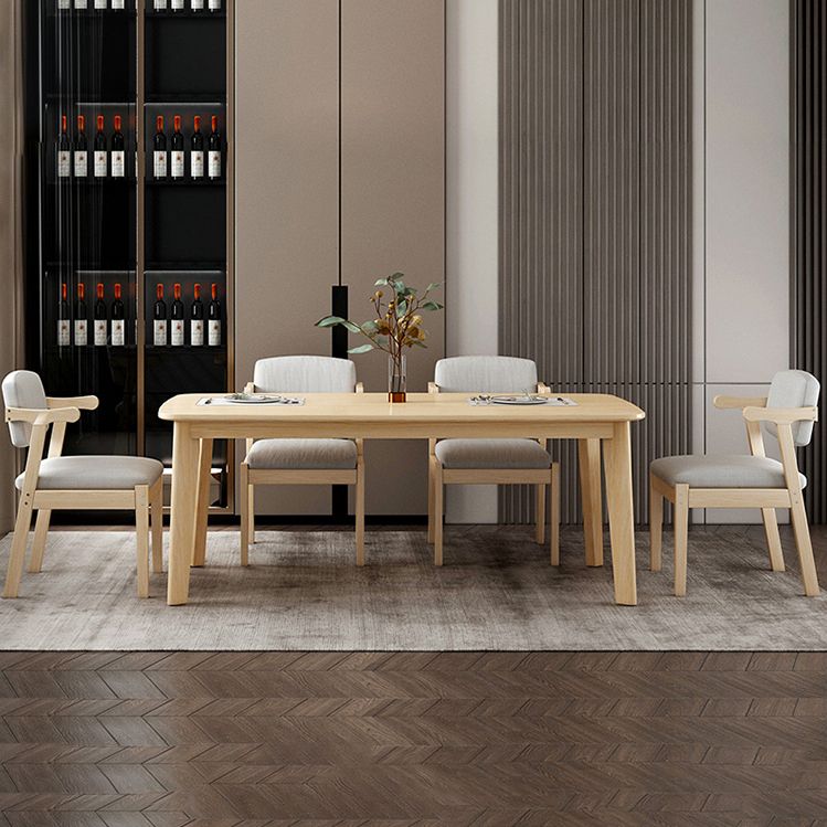 Modern Indoor-Outdoor Dining Chair Open Back Wood Single Dining Arm Chair Clearhalo ' kitchen&dining_furn' 'Dining Chairs' 'Dining Tables & Seating' 'dining_chair' 'furn' 'furn_dining_chair' 'Furniture' 'furniture_dining_chair' 'Kitchen & Dining Furniture' 'kitchen' 1200x1200_2e1260dd-a2e3-4e71-a2af-e18b6e449980