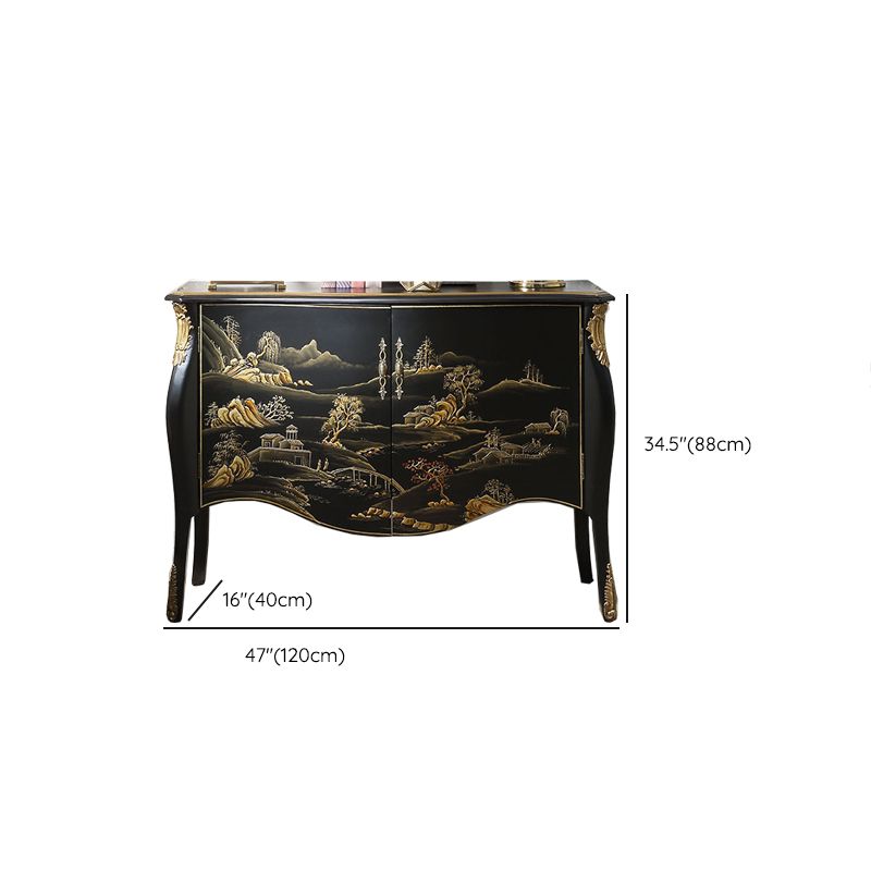 Chox de almacenamiento tradicional dormitorio de almacenamiento de madera sólida con cajones