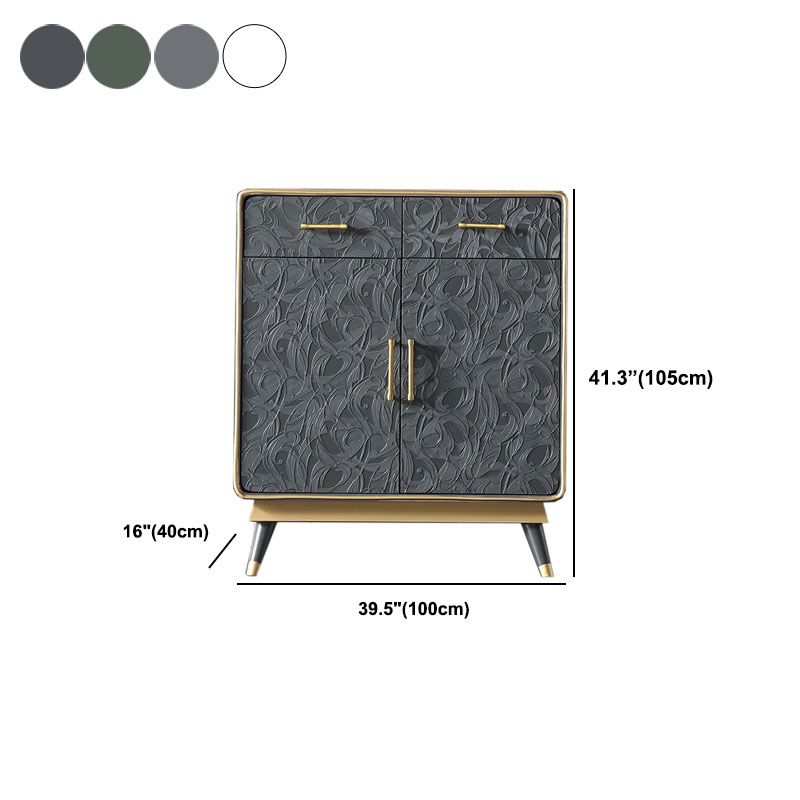 Torace in legno massiccio con gambe metalliche cassa con cassetti per camera da letto