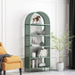 Metal Scandinavian Bookcase Standard Open Back Bookshelf with Shelves