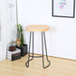 Modern Solid Wood Counter Stool Footrest Saddle Seat Counter Bar Stool in Natural