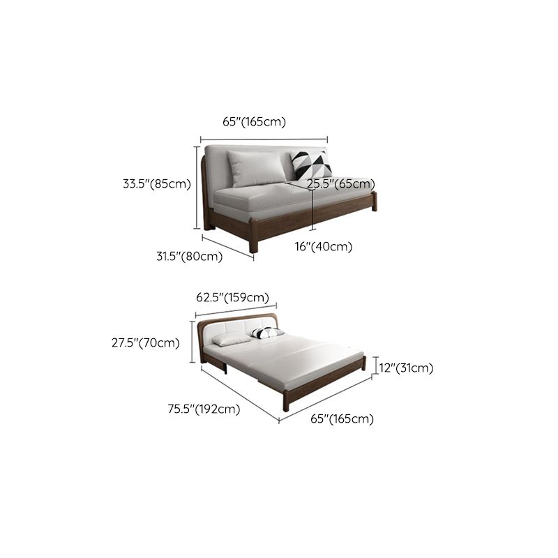 Pillow Included Sofa Futon Armless Futon Sofa Bed with Storage Clearhalo 'furn' 'furn_futons' 'Furniture' 'Futons & Daybeds' 'Futons' 'Living Room Furniture' 1200x1200_2e1b4063-afc5-4828-8167-e79ff04cabf8