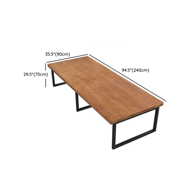 1/2/5/9/10 Pieces Dining Room Set Industrial Rectangle Wooden Table and Chairs with Arm