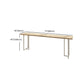 Modern Bistro Bar Table Rectangle Wood Double Pedestal Bar Table Clearhalo 'Bar Furniture' 'Bar Tables' 'bar_tables' 'furn' 'furn_bar_tables' 'Furniture' 'Kitchen & Dining Furniture' 1200x1200_2e1e19f0-5ce1-4293-b042-c89b95d54ed2