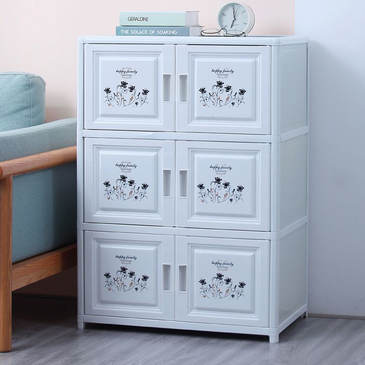 Modern Style Sideboard with Acrylic Doors Cabinets Storage Sideboard for Dining Room Clearhalo 'buffet_sideboard' 'Buffets & Sideboards' 'Furniture' 'furniture_buffet_sideboard' 'Kitchen & Dining Furniture' 1200x1200_2e1f4691-011f-414f-8ddc-10a59128310b