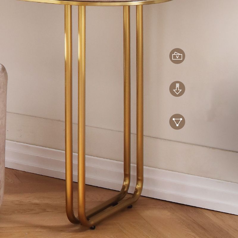 Sgabelli da tavolo da trucco da vanità a 5 cassetti con accento in legno