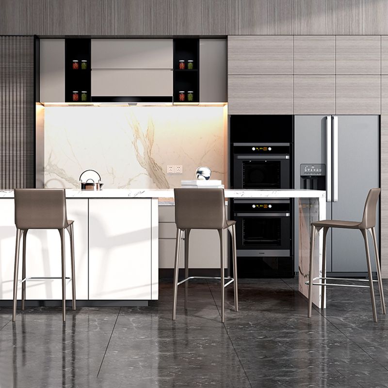 Faux Leather Upholstered Dining Stools Low Back Dining Stools Clearhalo 'Bar Furniture' 'Bar Stools' 'bar_stools' 'furn' 'furn_bar_stools' 'Furniture' 'Kitchen & Dining Furniture' 1200x1200_2e207af9-70fb-411d-8b5a-04dfd123c8e7