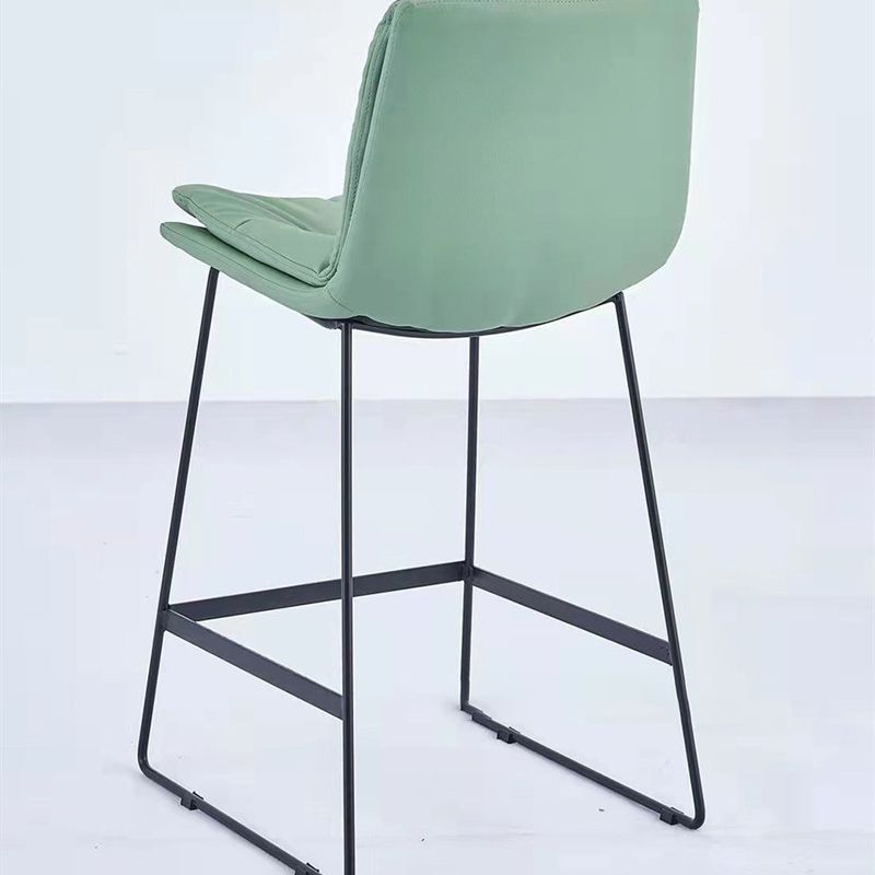 Glam Metal Counter Height Stool with Cushion Bar Stool for Indoor Clearhalo 'Bar Furniture' 'Bar Stools' 'bar_stools' 'furn' 'furn_bar_stools' 'Furniture' 'Kitchen & Dining Furniture' 1200x1200_2e223428-ceef-4bf8-acb4-1ecfd8670362